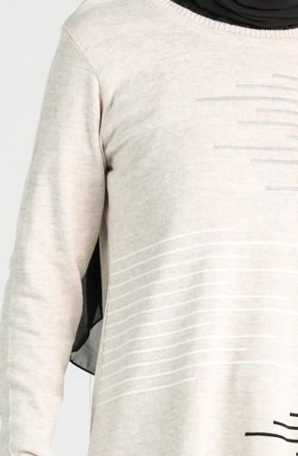 Knitwear Tunic 1294-05 Beige 1294-05