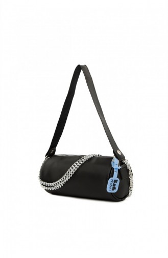 Bagmori Ribbed Mini Duffle Bag M000005292 Black 8682166063321