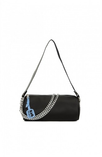 Bagmori Ribbed Mini Duffle Bag M000005292 Black 8682166063321