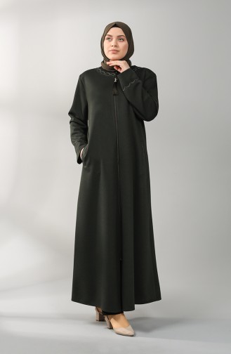 Dunkelgrün Abayas 1589-04