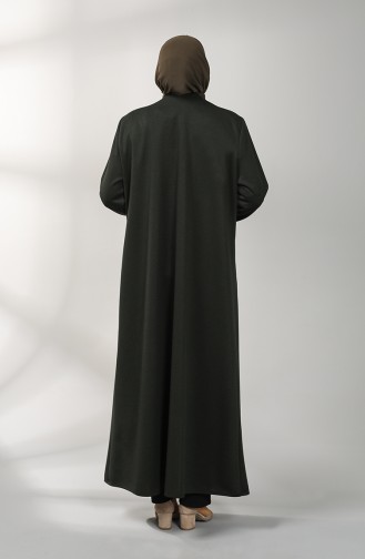 Dunkelgrün Abayas 1589-04