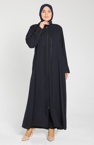 Abayas Bleu Marine 5086-02