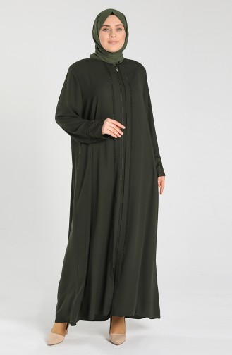 Khaki Abaya 5086-04