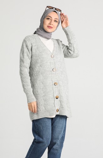 Light Gray Cardigans 7003-04