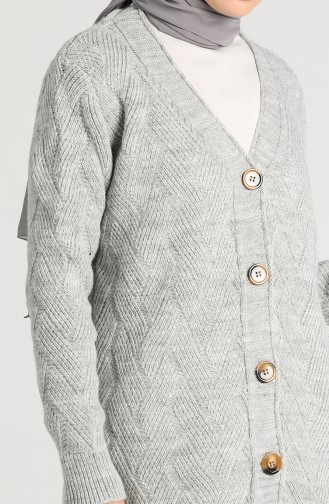 Light Gray Cardigans 7003-04