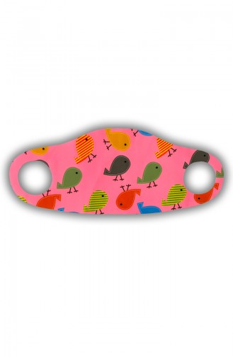 Çocuk Yüz Maskesi maske-35 Renkli