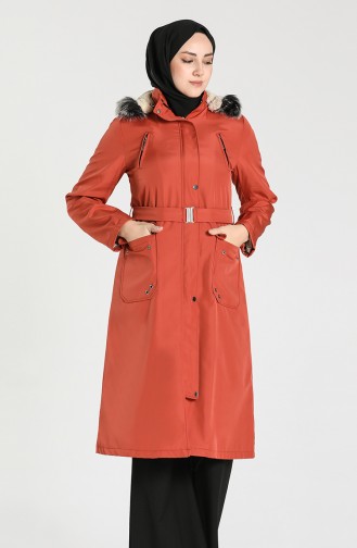 Hooded Fur Coat 1003-05 Tile 1003-05