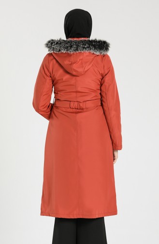 Hooded Fur Coat 1003-05 Tile 1003-05