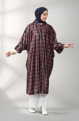 Dunkelblau Poncho 9023B-01