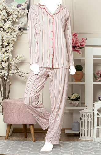Grau Pyjama 0123