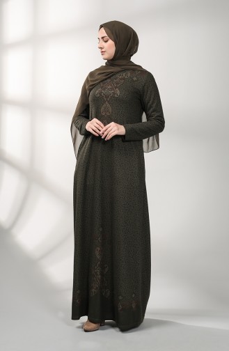 Robe Hijab Khaki 20K3022102-01
