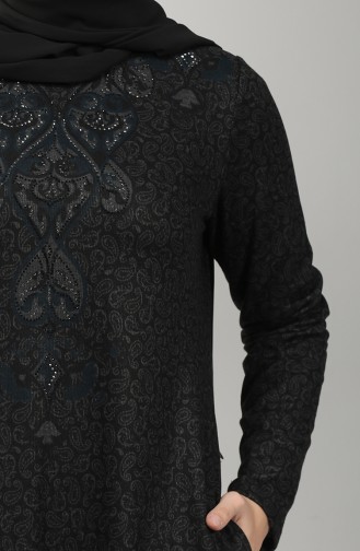 Embroidered Dress 20k3022102-02 Black 20K3022102-02