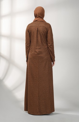 Braun Hijab Kleider 20K3022102-03