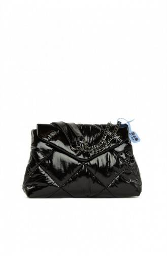 Bagmori Quilted Inflated Cover Bag M000005304 Black 8682166063437