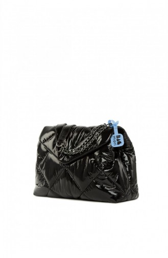 Bagmori Quilted Inflated Cover Bag M000005304 Black 8682166063437