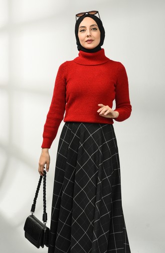 Claret Red Sweater 0597-02