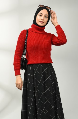 Claret Red Sweater 0597-02