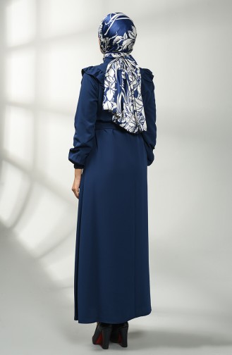 Robe Hijab Bleu Marine 1323-02