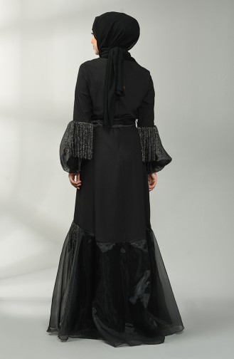 فستان أسود 60120-03