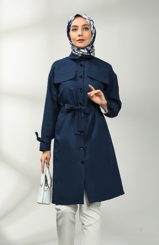 Navy Blue Tuniek 8009-01