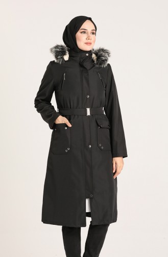 معطف أسود 1003-02