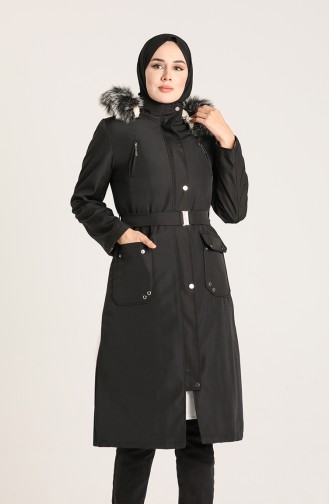 معطف أسود 1003-02