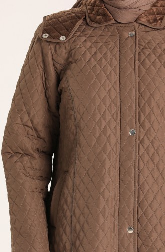 Manteau Vison Foncé 1062-01