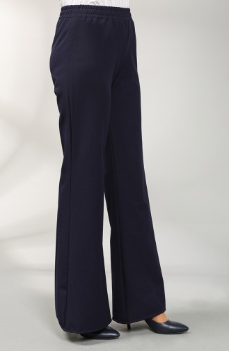 Flared Pants 4359pnt-01 Navy Blue 4359PNT-01