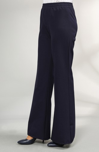 Flared Pants 4359pnt-01 Navy Blue 4359PNT-01