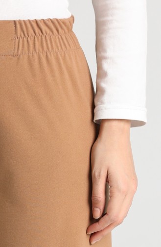 Elastic Waist Trousers 1983-18 Milk Brown 1983-18