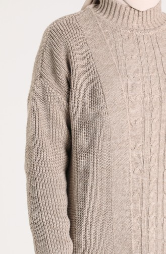 Knitwear Dress Sweater Two-Piece Suit 5008-01 Mink 5008-01