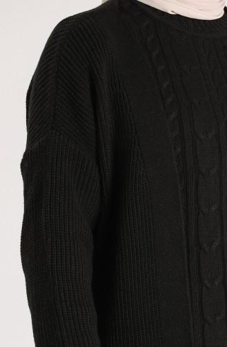 Knitwear Sweater Dress Two-Piece Set 5008-03 Black 5008-03