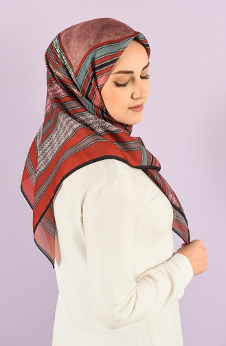 Claret red Hoofddoek 90732-08