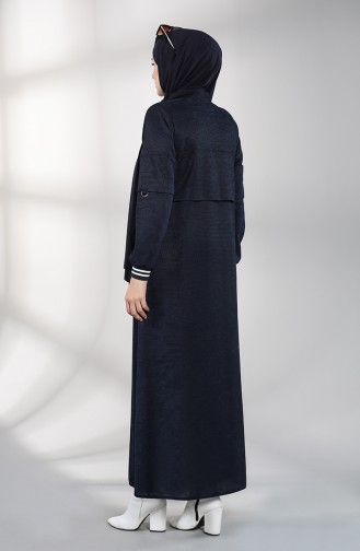 Dunkelblau Abayas 0131-05