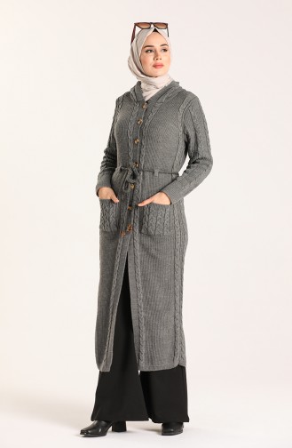 Anthrazit Strickjacke 10207-05