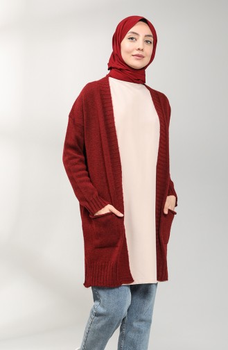 Claret Red Cardigans 9118-01