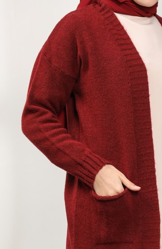 Claret Red Cardigans 9118-01