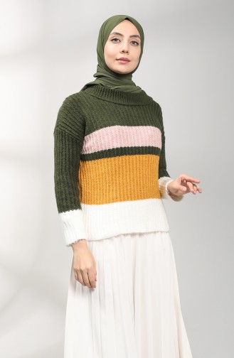 Pull Vert Foncé 9117-05