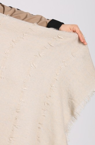 Cream Poncho 43500-02