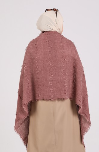 Beige-Rose Poncho 43500-10