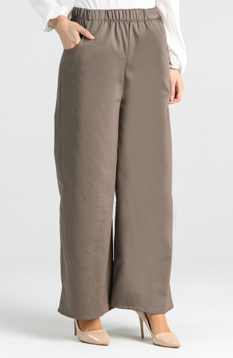 Baggy Trousers with Pockets 9024-03 Dark Mink 9024-03