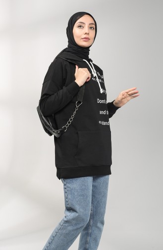 Sweatshirt Noir 0110-01