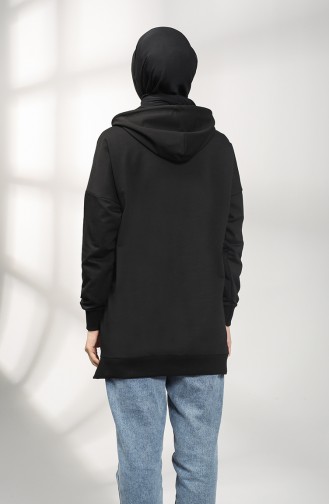 Sweatshirt Noir 0110-01