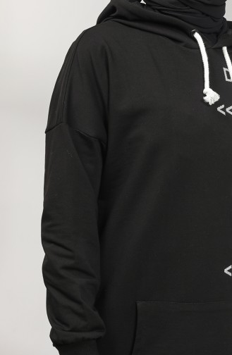 Sweatshirt Noir 0110-01