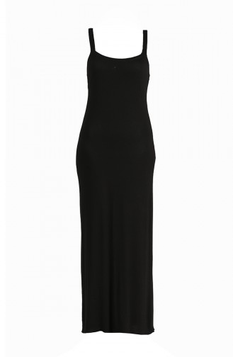Viscose Strappy Dress Lining 3212-01 Black 3212-01