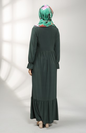 Pleated Dress 1938-01 Khaki 1938-01