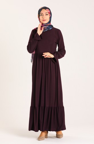 Robe Hijab Pourpre 1938-03