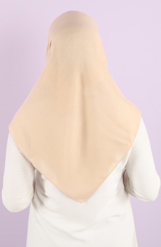 Plain Cotton Scarf 13010-15-p Dark Beige 13010-15-P