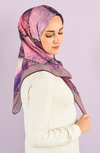 Purple Hoofddoek 90728-07