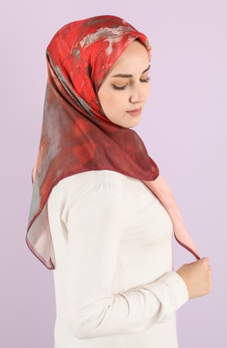 Claret red Hoofddoek 90729-07